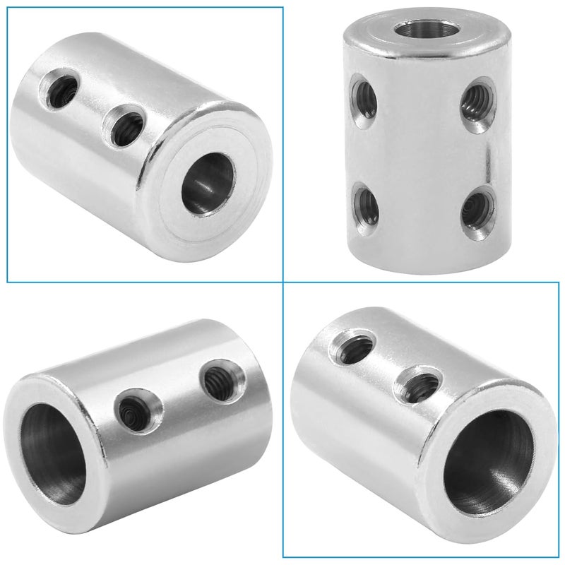 BokWin 2 Pcs Bore Rigid Coupling Set 6mm to 10mm Shaft Coupler Connector Steel 45 Coupler Rigid Couplings for 3D Printers Motor Accessories - Image 4